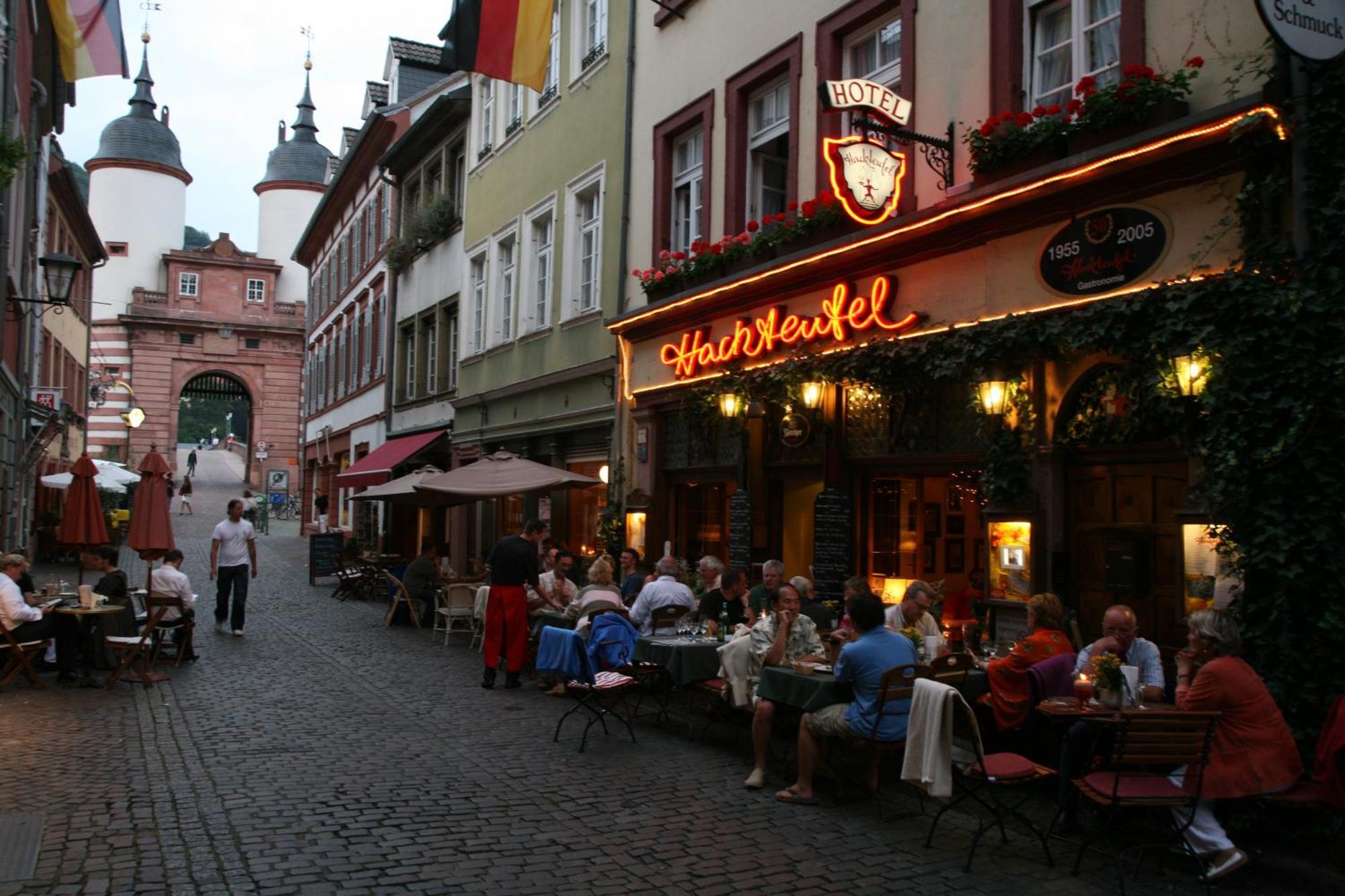 Hotel-Restaurant Hackteufel Heidelberg Eksteriør bilde